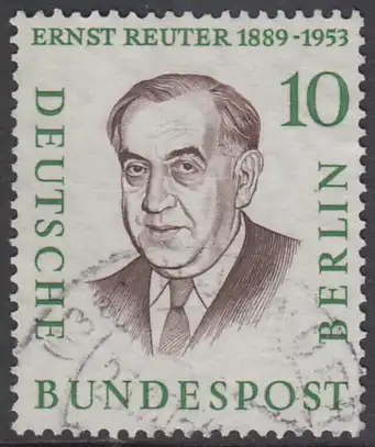 BERLIN 1957 Michel-Nummer 165 gestempelt EINZELMARKE (c)