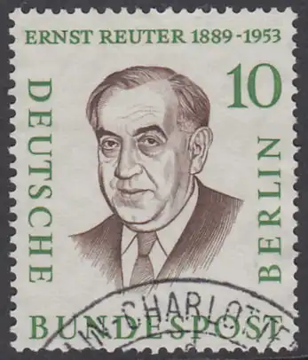 BERLIN 1957 Michel-Nummer 165 gestempelt EINZELMARKE (b)