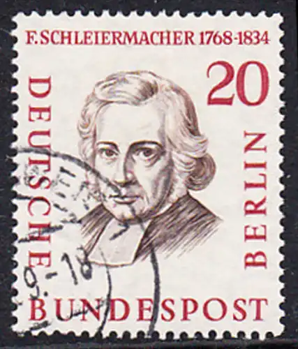 BERLIN 1957 Michel-Nummer 167 gestempelt EINZELMARKE (b)