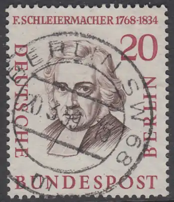 BERLIN 1957 Michel-Nummer 167 gestempelt EINZELMARKE (m)
