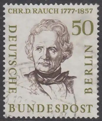 BERLIN 1957 Michel-Nummer 172 gestempelt EINZELMARKE (c)