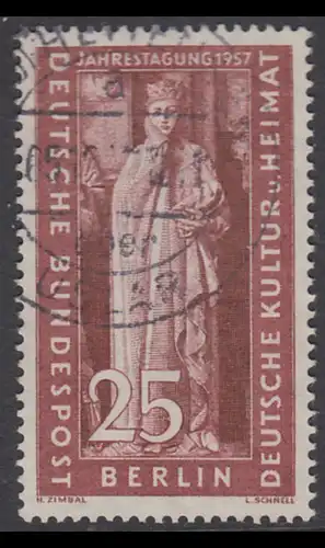 BERLIN 1957 Michel-Nummer 173 gestempelt EINZELMARKE (e)