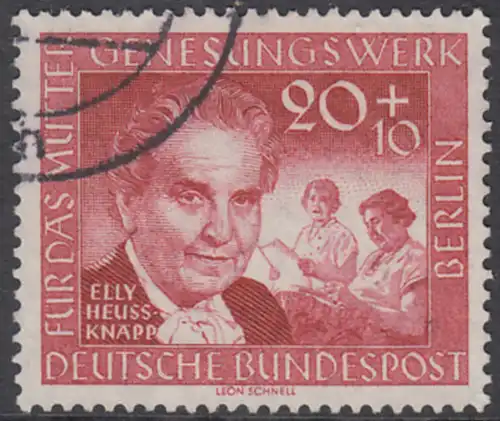 BERLIN 1957 Michel-Nummer 178 gestempelt EINZELMARKE (a)