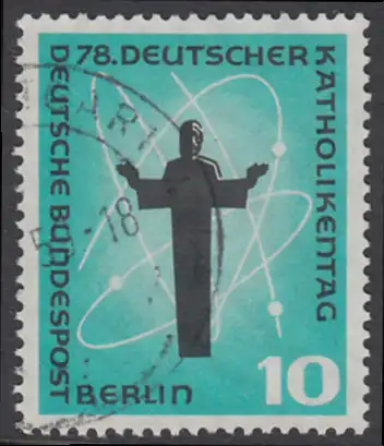 BERLIN 1958 Michel-Nummer 179 gestempelt EINZELMARKE (b)