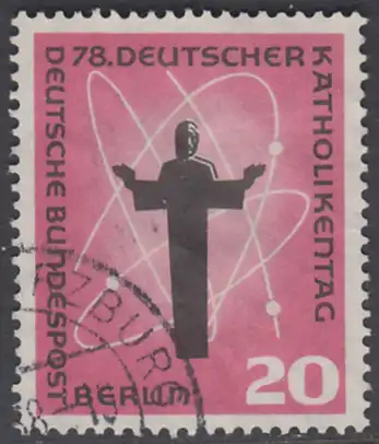 BERLIN 1958 Michel-Nummer 180 gestempelt EINZELMARKE (a)