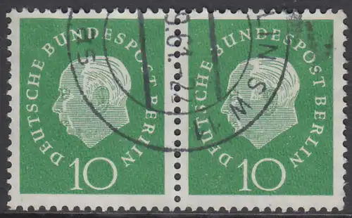 BERLIN 1959 Michel-Nummer 183 gestempelt horiz.PAAR (a)