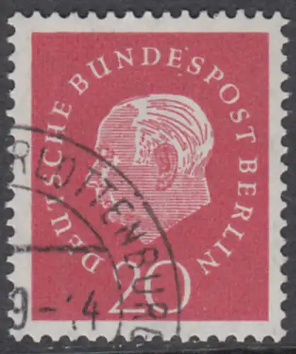 BERLIN 1959 Michel-Nummer 184 gestempelt EINZELMARKE (o)