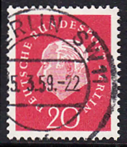BERLIN 1959 Michel-Nummer 184 gestempelt EINZELMARKE (e)