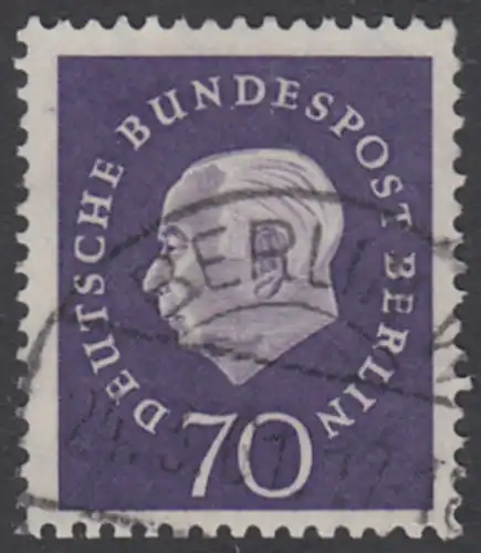 BERLIN 1959 Michel-Nummer 186 gestempelt EINZELMARKE (e)
