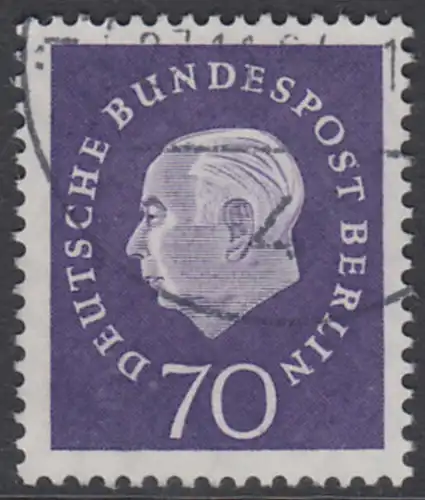 BERLIN 1959 Michel-Nummer 186 gestempelt EINZELMARKE (b)