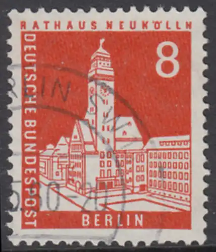 BERLIN 1959 Michel-Nummer 187 gestempelt EINZELMARKE (e)