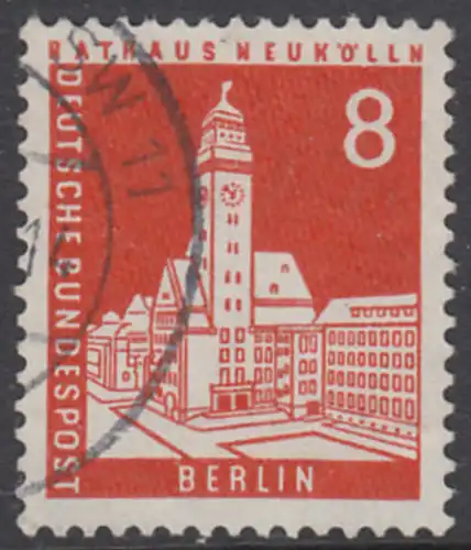 BERLIN 1959 Michel-Nummer 187 gestempelt EINZELMARKE (d)