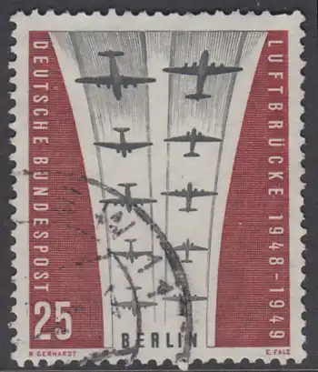 BERLIN 1959 Michel-Nummer 188 gestempelt EINZELMARKE (b)