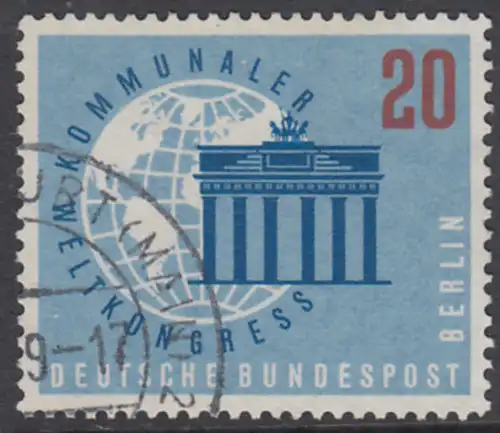 BERLIN 1959 Michel-Nummer 189 gestempelt EINZELMARKE (l)