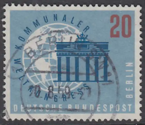 BERLIN 1959 Michel-Nummer 189 gestempelt EINZELMARKE (n)