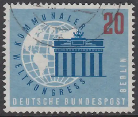 BERLIN 1959 Michel-Nummer 189 gestempelt EINZELMARKE (k)