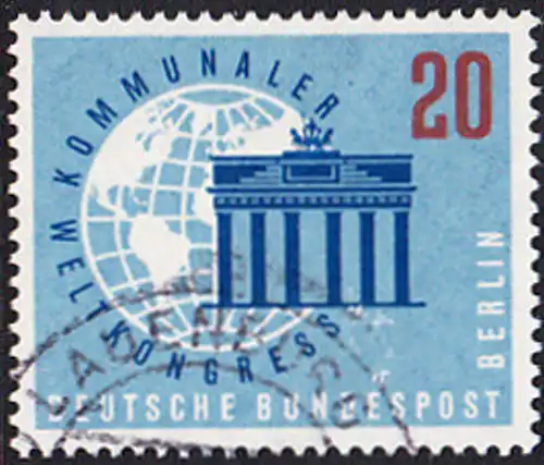 BERLIN 1959 Michel-Nummer 189 gestempelt EINZELMARKE (g)