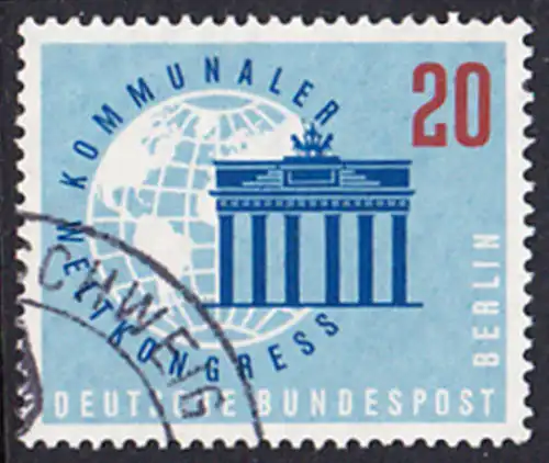BERLIN 1959 Michel-Nummer 189 gestempelt EINZELMARKE (b)
