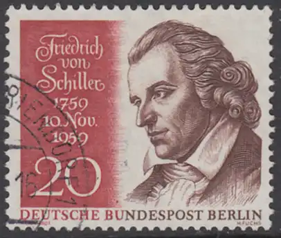 BERLIN 1959 Michel-Nummer 190 gestempelt EINZELMARKE (m)