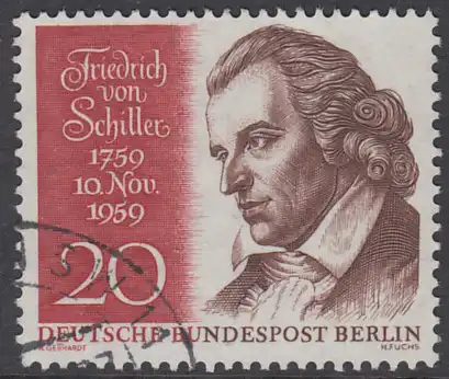 BERLIN 1959 Michel-Nummer 190 gestempelt EINZELMARKE (t)