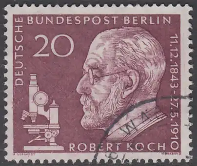 BERLIN 1960 Michel-Nummer 191 gestempelt EINZELMARKE (d)