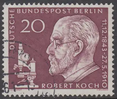 BERLIN 1960 Michel-Nummer 191 gestempelt EINZELMARKE (m)