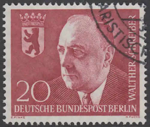 BERLIN 1960 Michel-Nummer 192 gestempelt EINZELMARKE (a)