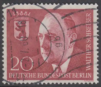 BERLIN 1960 Michel-Nummer 192 gestempelt EINZELMARKE (b)