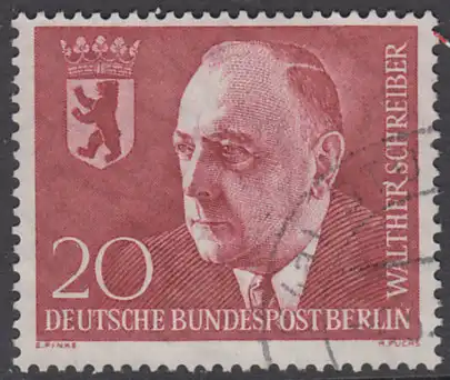 BERLIN 1960 Michel-Nummer 192 gestempelt EINZELMARKE (c)