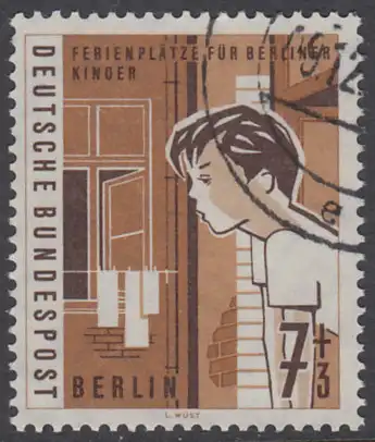 BERLIN 1960 Michel-Nummer 193 gestempelt EINZELMARKE (l)