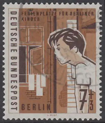 BERLIN 1960 Michel-Nummer 193 gestempelt EINZELMARKE (o)