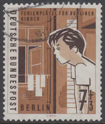 BERLIN 1960 Michel-Nummer 193 gestempelt EINZELMARKE (m)