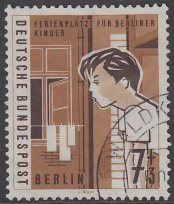 BERLIN 1960 Michel-Nummer 193 gestempelt EINZELMARKE (k)
