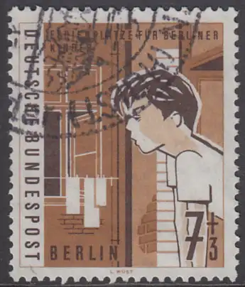 BERLIN 1960 Michel-Nummer 193 gestempelt EINZELMARKE (g)