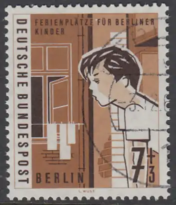 BERLIN 1960 Michel-Nummer 193 gestempelt EINZELMARKE (e)