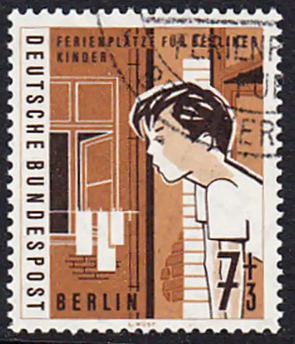 BERLIN 1960 Michel-Nummer 193 gestempelt EINZELMARKE (c)