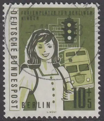 BERLIN 1960 Michel-Nummer 194 gestempelt EINZELMARKE (g)