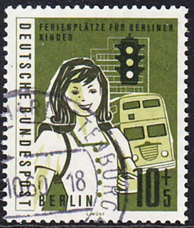 BERLIN 1960 Michel-Nummer 194 gestempelt EINZELMARKE (c)