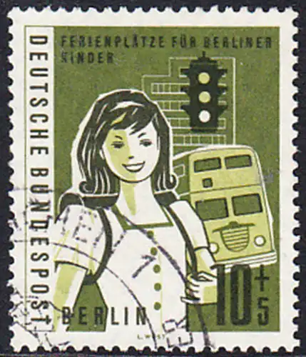 BERLIN 1960 Michel-Nummer 194 gestempelt EINZELMARKE (b)