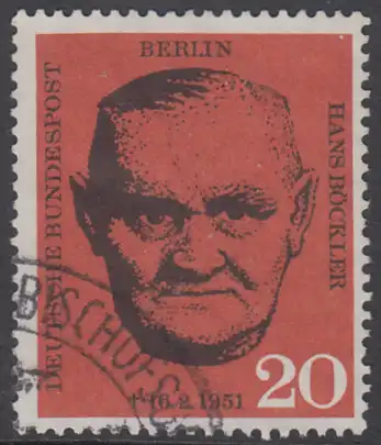 BERLIN 1961 Michel-Nummer 197 gestempelt EINZELMARKE (g)