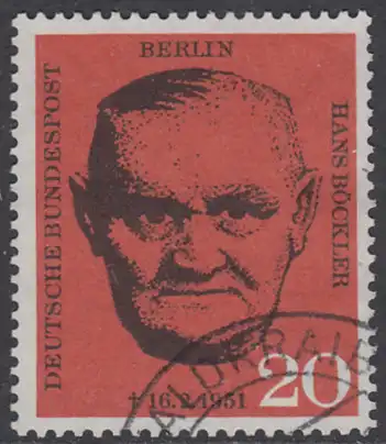 BERLIN 1961 Michel-Nummer 197 gestempelt EINZELMARKE (u)