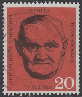 BERLIN 1961 Michel-Nummer 197 gestempelt EINZELMARKE (w)