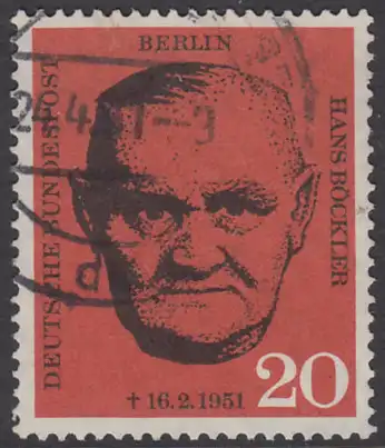 BERLIN 1961 Michel-Nummer 197 gestempelt EINZELMARKE (n)