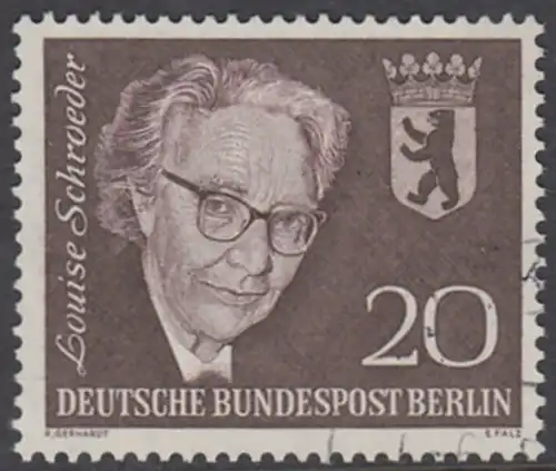 BERLIN 1961 Michel-Nummer 198 gestempelt EINZELMARKE (k)