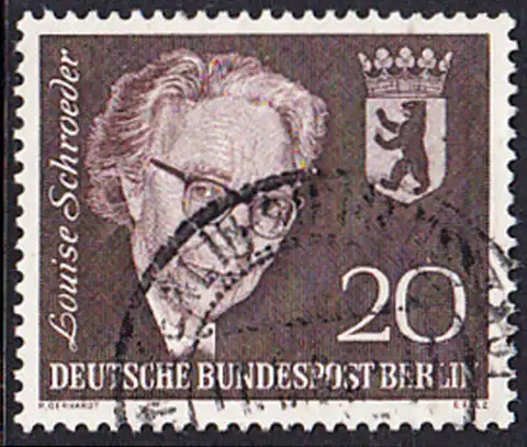 BERLIN 1961 Michel-Nummer 198 gestempelt EINZELMARKE (a)