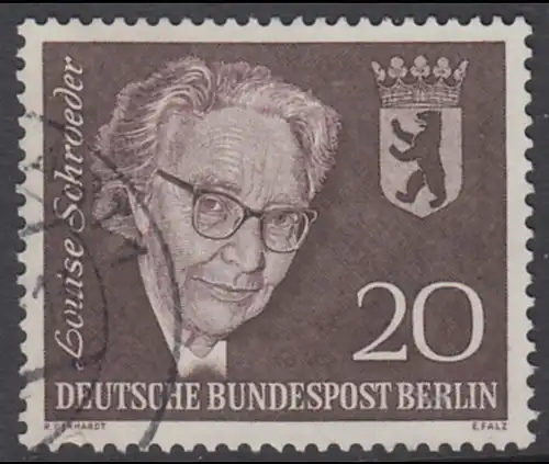 BERLIN 1961 Michel-Nummer 198 gestempelt EINZELMARKE (d)