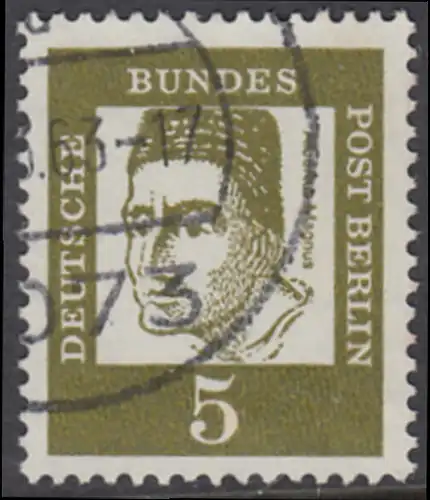 BERLIN 1961 Michel-Nummer 199 gestempelt EINZELMARKE (b)