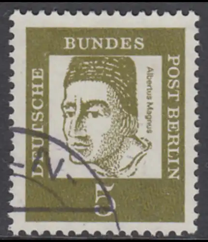 BERLIN 1961 Michel-Nummer 199 gestempelt EINZELMARKE (f)