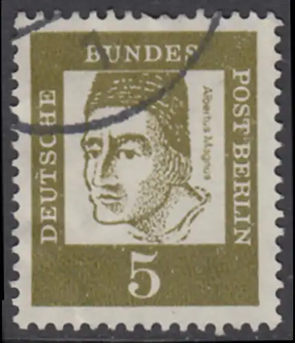 BERLIN 1961 Michel-Nummer 199 gestempelt EINZELMARKE (e)