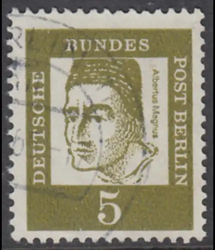 BERLIN 1961 Michel-Nummer 199 gestempelt EINZELMARKE (a)